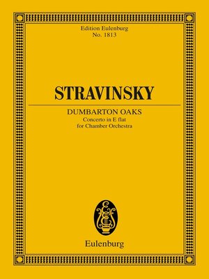 cover image of Concerto in Eb "Dumbarton Oaks"